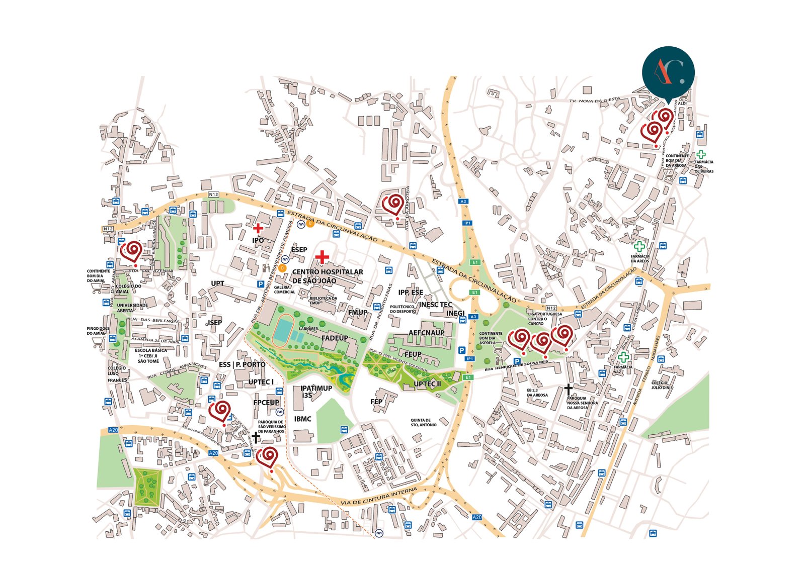 Mapa de localização